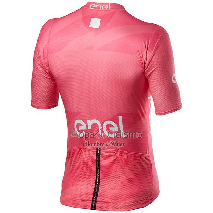 Giro d'Italia Ropa Ciclismo Culotte Corto 2020 Hombre Mangas Cortas Rosa